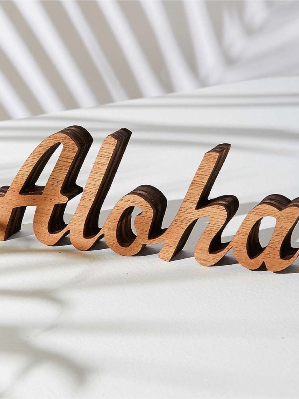 Help me find this! Urban Outfitters Wooden Aloha Sign in Light Brown